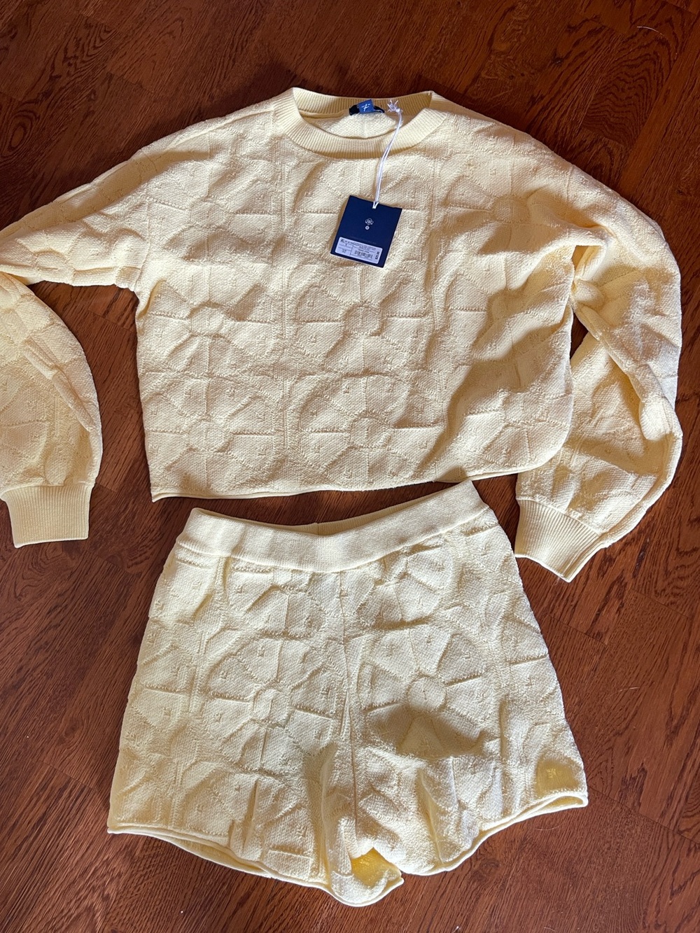 Roller rabbit x Target yellow sweater set